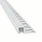 ALUMINIO GUARD.QUADRA 10X10MM X 2.5MTS CROMO MATE