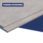 PLACA SUPERBOARD PAREDES EXT 8MM  1.20 X 2.40 M
