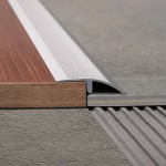 ALUMINIO TAPA DESNIVEL  41MM X 1 MTS PLOMO MATE