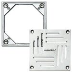 MARCO BCE C/REJA DE ACERO INOXID.12X12CM