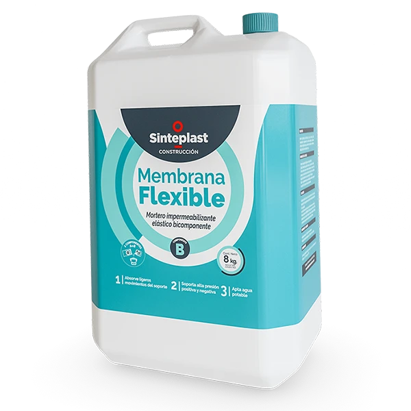 membrana flexible bidon SINTEPLAST MEMBRANA FLEXIBLE PARTE B 8KG - Imagen 1